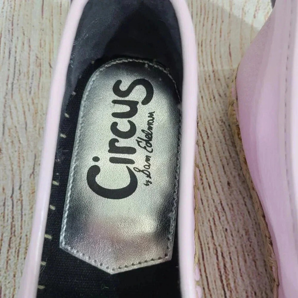 Circus By Sam Edelman Linda Espadrilles Women's US 7 Pink Black Rhinestones - Picture 4 of 10